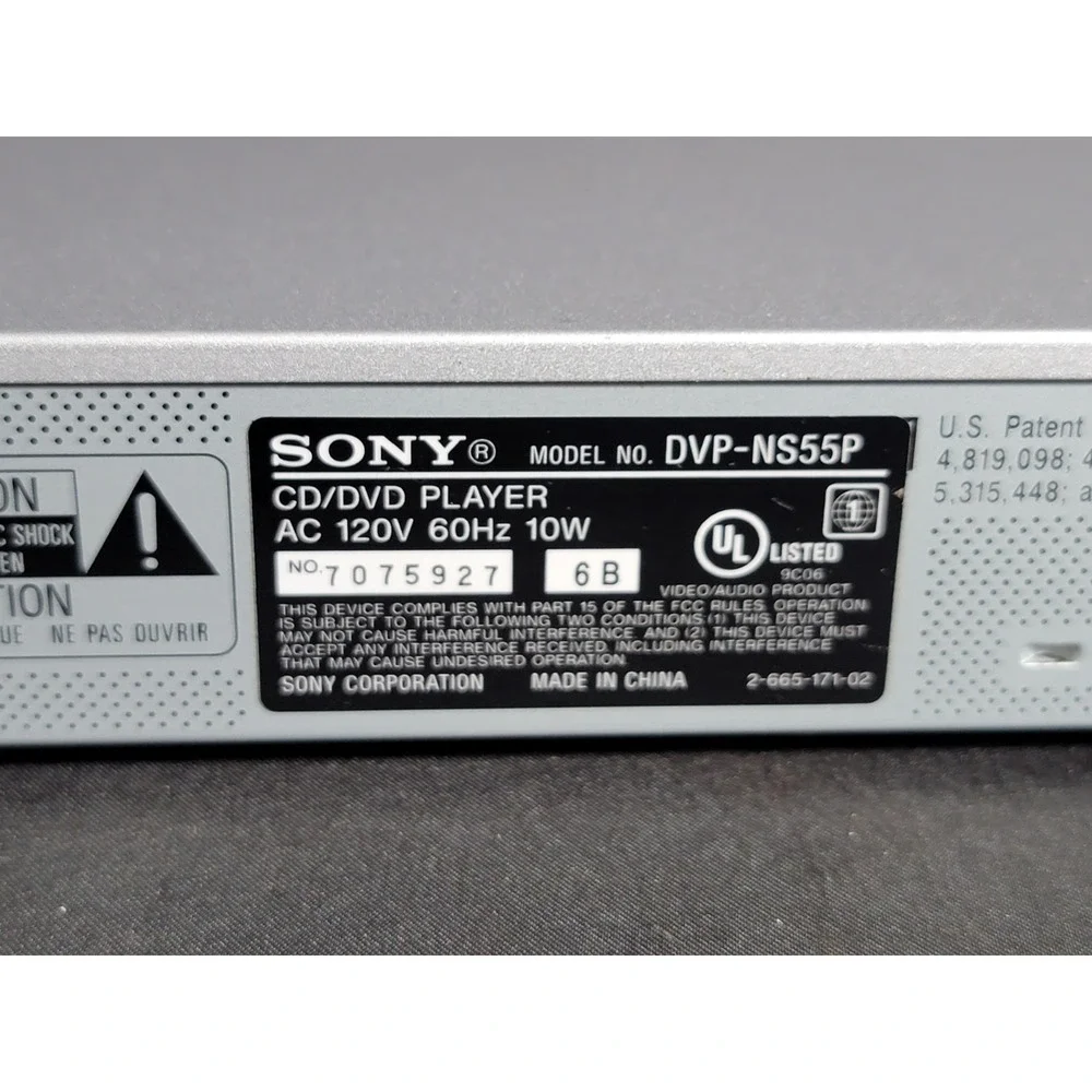 Sony dvp ns55p